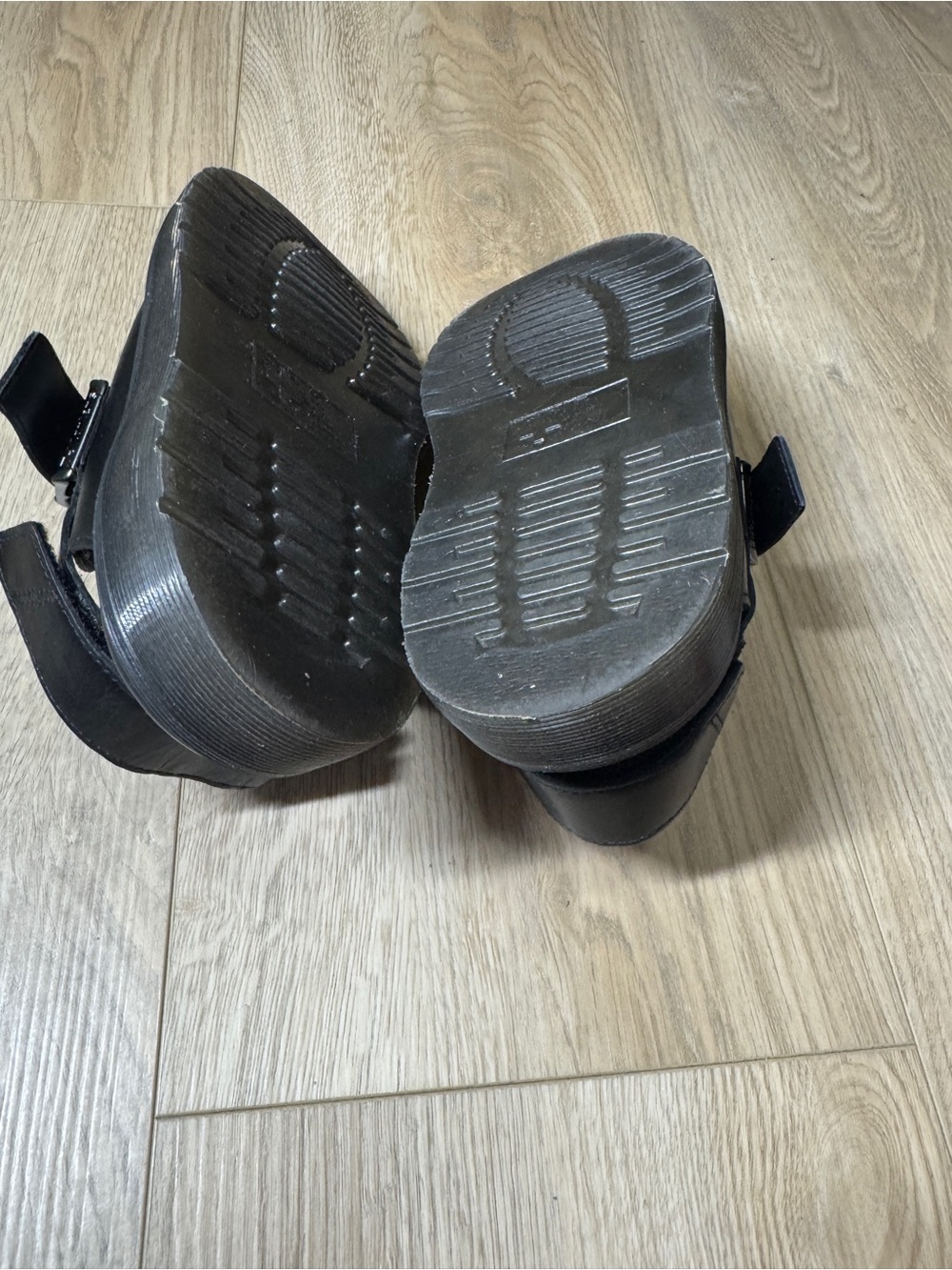 Dr Martens Jorge II Black Leather Brando Mules Sandals Sz, Unisex - USL 7/USM 6 - Picture 8 of 11
